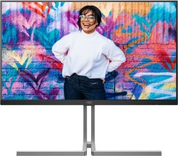 32" Nano IPS 4K‑skærm med USB‑C, KVM og pivot