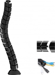 MACLEAN kabelorganisator til bord, sort