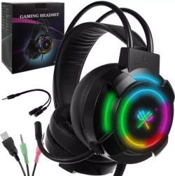 Gamingheadset med mikrofon DUNMOON RGB 5.1