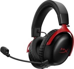 Trådløst gaming-headset HyperX Cloud III S sort‑rød