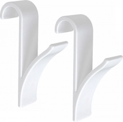 Plastkroge til radiator, 2 stk – universelle ophængskroge uden boring