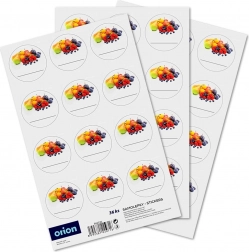 Selvklæbende etiketter til glas 36 stk.