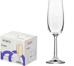 Krosno Pure champagneglas 170 ml - 6 stk.