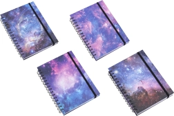 Spiralnotesbog 14,5 × 21 cm, 100 sider – Zodiac