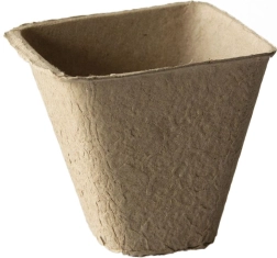 Engangspapirpotter 8 × 8 × 8 cm (18 stk)