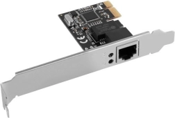 PCIe netværkskort 1x RJ45 1 Gb/s med lav profil LANBERG (RTL8111C)