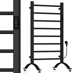 Maltec elektrisk badeværelsesradiator 200 W, sort