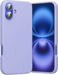 Silikoneetui Vention til iPhone 16 Plus med MagSafe (lilla)