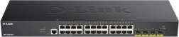 Gigabit smart switch 24× GE og 4× 10G SFP+ D-Link DGS‑1250‑28X