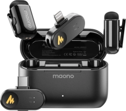 Maono WM622 PBC2 trådløs mikrofon til iPhone/iPad med opladeretui