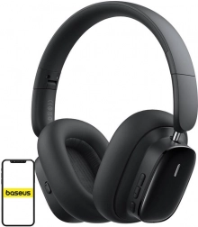 Trådløse høretelefoner med ANC Baseus Bowie H1i sort