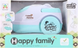 Batteridrevet legetøjsstøvsuger med lys og lyd