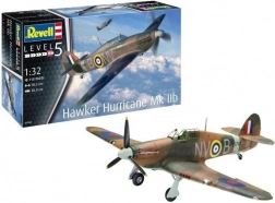 Plastikmodel af flyet Hawker Hurricane MK IIB 1/32
