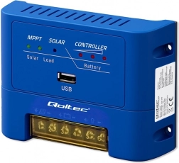 Solcelle MPPT opladningsregulator 15 A til 12/24 V batterier AGM, GEL og LiFePO4