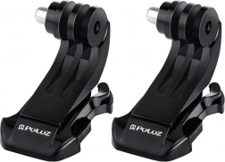 Dobbelt J‑hook holder PULUZ til actionkameraer (DJI, GoPro, Insta360)