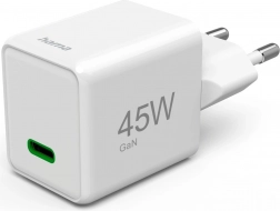 Superkompakt oplader 45W GaN PD/QC USB-C