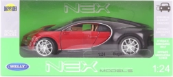 Bugatti Chiron model 1:24 i metal og plastik