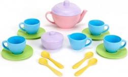 Green Toys lyserød tesæt 17 dele