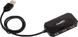 USB-hub 4 porte LOCUST USB 2.0 sort