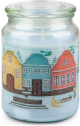 Duftlys i glas PROVENCE landsby 95 timer