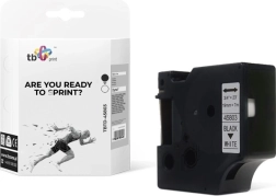 DYMO D1-bånd sort tryk på hvid, 19 mm x 7 m