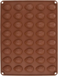 Silikoneform til nøddesmåkager Sillinie, orange