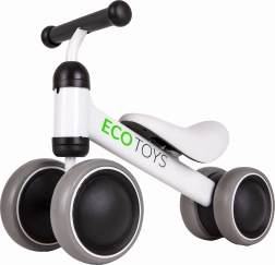 ECOTOYS løbecykel til børn, hvid