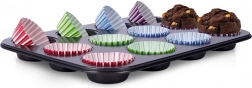 Muffinform med papirforme, 12 forme