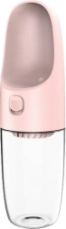 rejseflaske til hunde DOGNESS D11 400 ml, pink