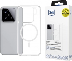 Gennemsigtigt magnetisk Armor MagCase etui til Xiaomi 15 Pro med MagSafe-understøttelse