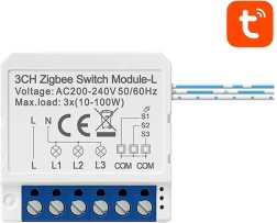 Smart ZigBee-kontakt uden nul Avatto LZWSM16-W3