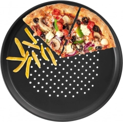 Perforeret pizzaplade 32 cm
