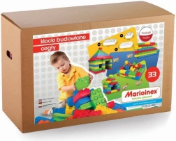 gigantiske byggeklodser MARIOINEX – mursten, 33 dele