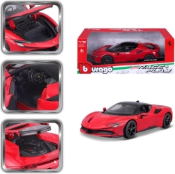 Metalmodel BBURAGO FERRARI SF90 STRADALE 1:18 rød