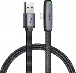 USB-A til Lightning kabel McDodo CA-2791, 1.8m (sort)