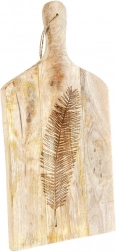 Træskære- og serveringsbræt 50,5 × 24,5 cm