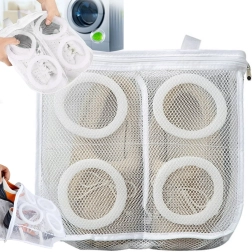 netpose til vask af børnesko med lynlås