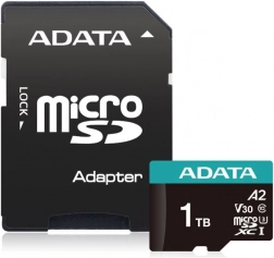 MicroSD-hukommelseskort PremierPro 1TB med adapter