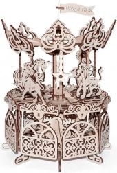 Træ 3D-puslespil WOOD TRICK karrusel