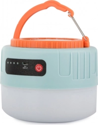 Solcelledrevet camping LED-lanterne med USB-opladning