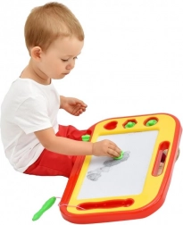 Magnetisk tegnetavle med magnetisk pen og stempler