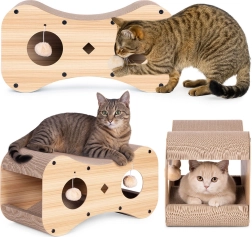 Kradsetræ til katte med hus og hyggerede Petsi
