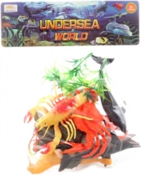 Sæt med havdyr i pose