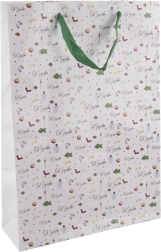 Papirgavepose fra Julemanden 32,5 × 10 × 45,5 cm
