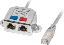Lanberg LAN RJ‑45-splitter 1× han til 2× hun FTP