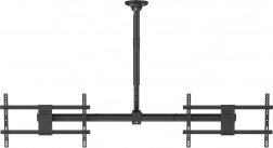 Loftbeslag til to TV 34–60" med højdejustering og VESA 600×400