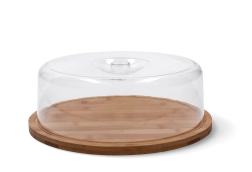 Rundt fad med låg 28 × 9,5 cm - 1 stk.