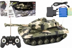 RC Tank med Fjernbetjening og Lydeffekter på Batteri