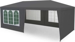 Kommercielt havepavillontelt 3x6 m, grå