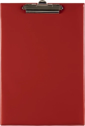 Skriveunderlag A4 med clip Classic rød
